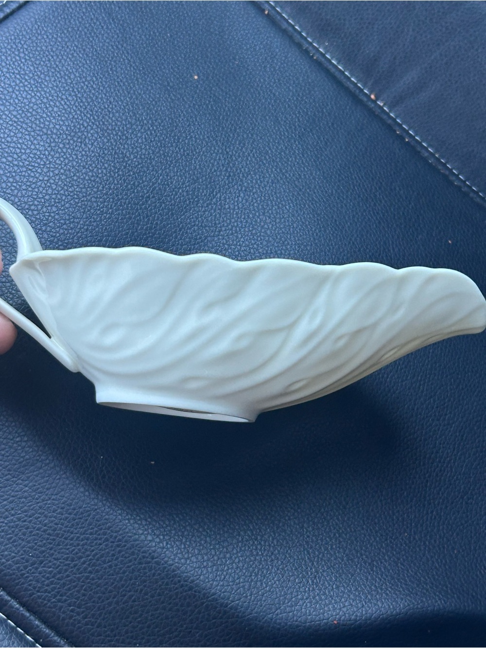 Lenox Leaf Gravy Sauce Boat Bowl